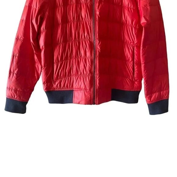 ATHLETA WOMEN'S  RED GOOSE DOWN FULL ZIP JACKET FEATHERDRY PUFFER SIZE  XL - Picture 6 of 13